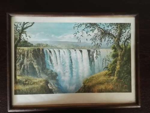 Late entry Framed James Yates print. Great investment