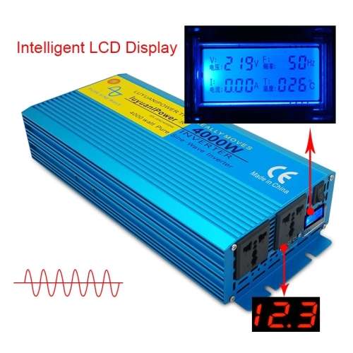 12V 4000W Pure sine wave inverter