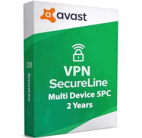Avast SecureLine VPN 5 Device 2 Year