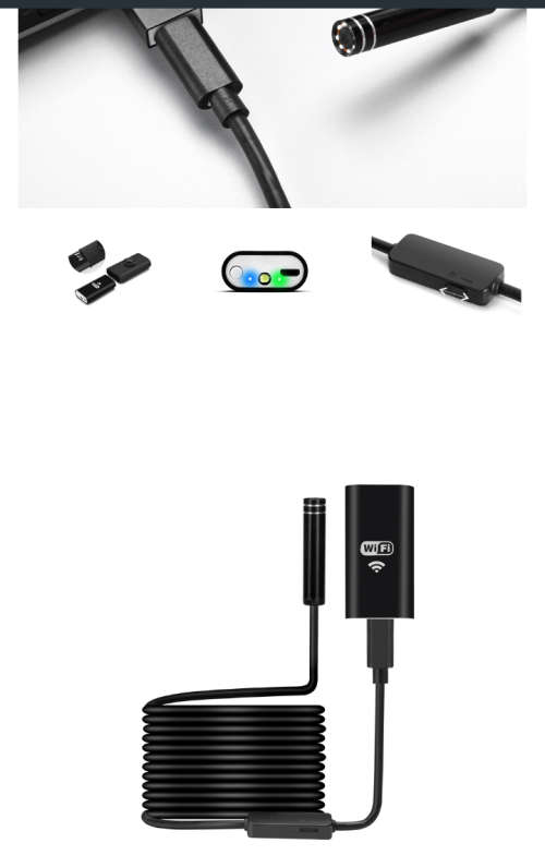 WiFi HD Endoscope Inspection Camera