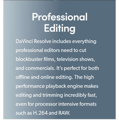 Da Vinci Resolve 15 |BlackMagic Design |Software