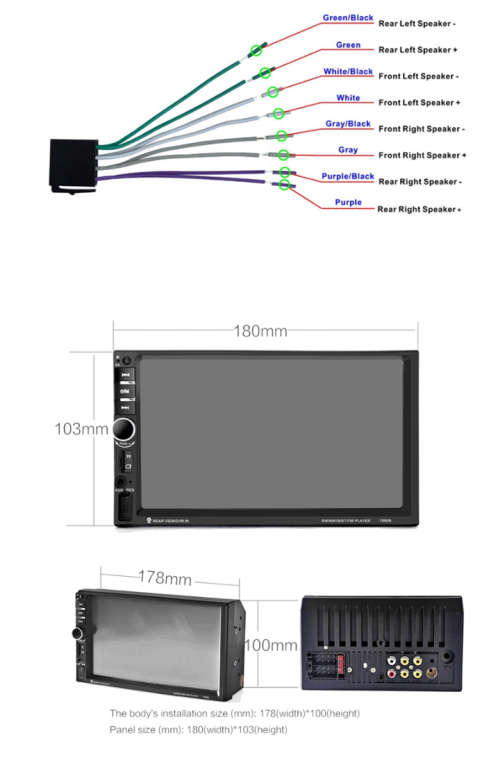 Car Radio + Reverse Camera