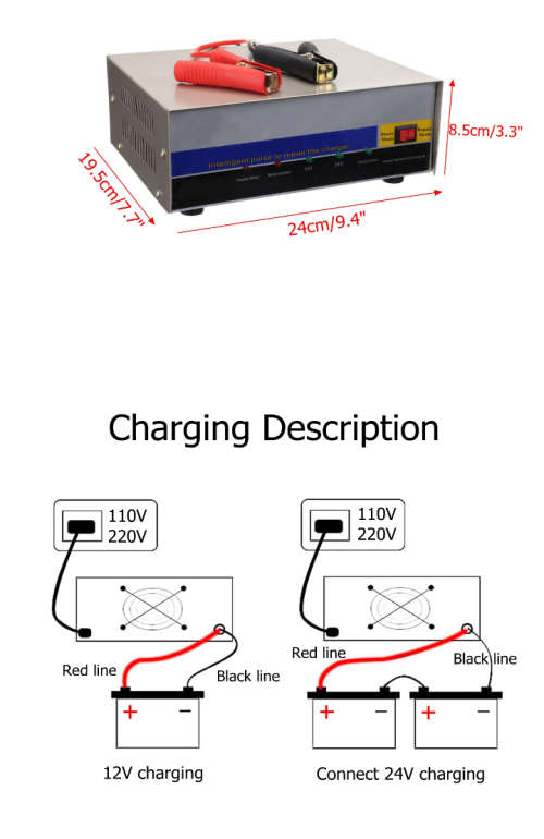 12/24V lntelligent Battery Charger