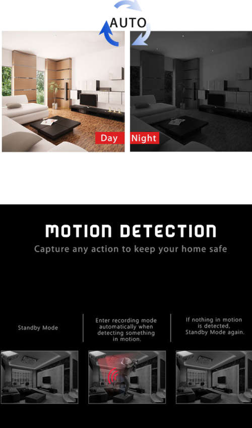 1080P HD Night Vision IR WiFi Camera