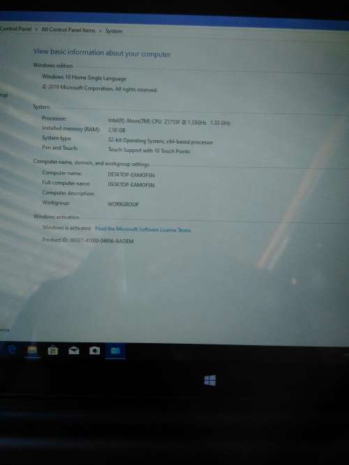 Mecer A105 Windows 10 Tablet PC