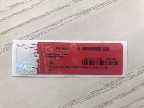 Windows 10/11 Pro/Home Oem:License Sticker