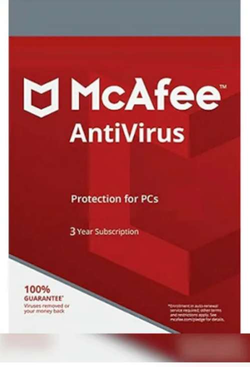 McAfee AntiVirus 1 Device 3 Years