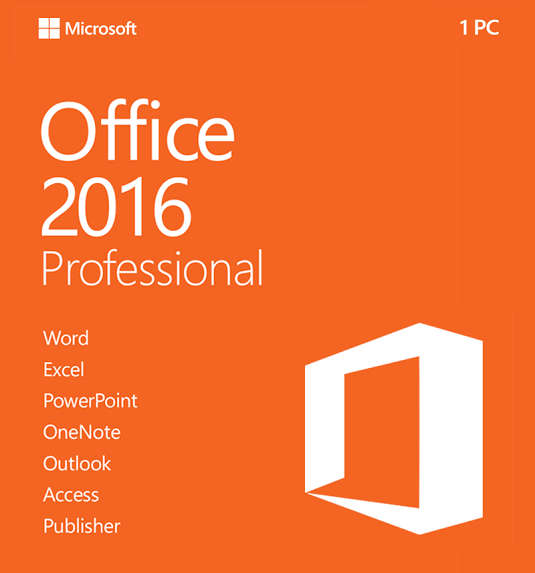 Microsoft Office 2016 Professional