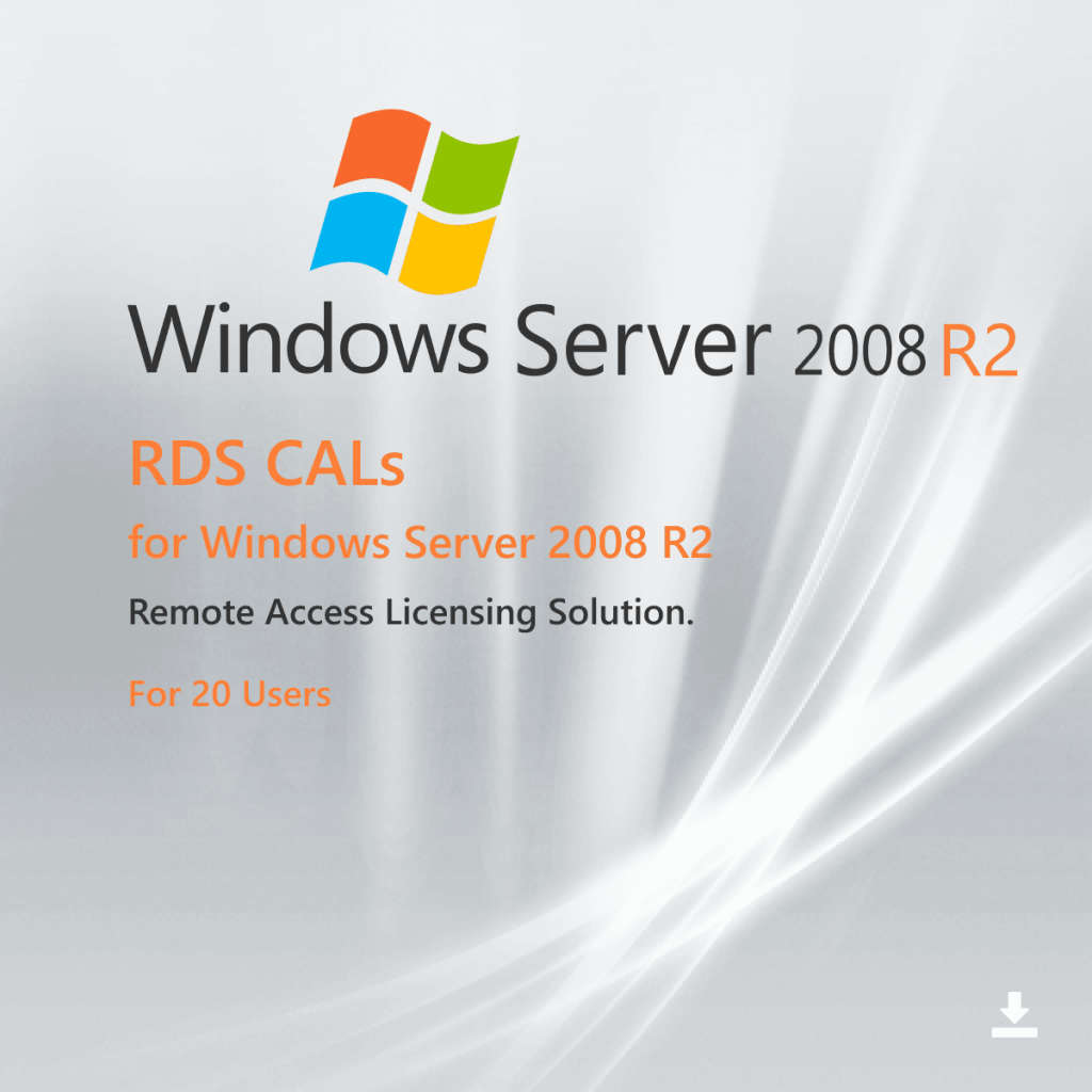 RDS CALs for Windows Server 2008 R2 [20 Users