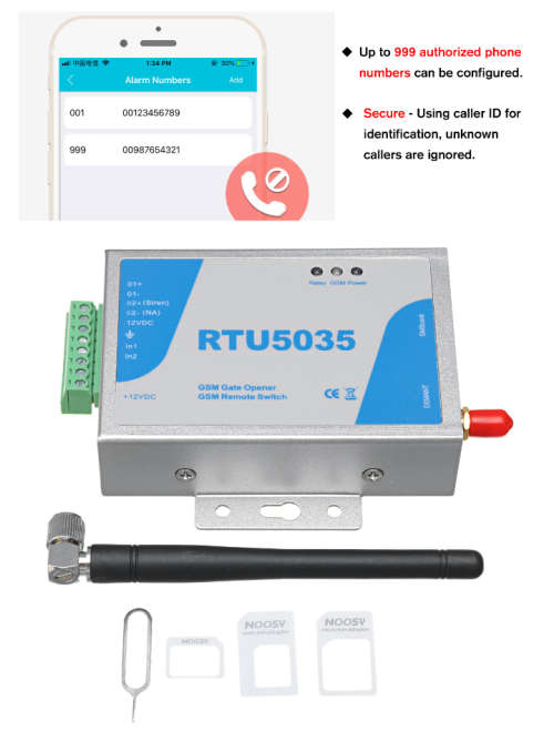 RTU5035 GSM Gate Opener
