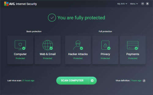 AVG Internet security 2020/3 PC/3Yrs +