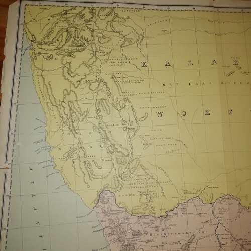 Africana Map of Zuid-Afrika