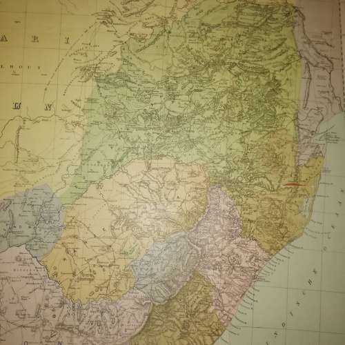 Africana Map of Zuid-Afrika