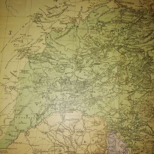 Africana Map of Zuid-Afrika