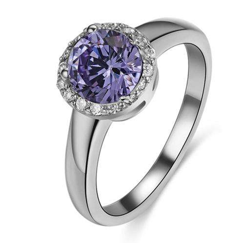 14K SOLID GOLD  GENUINE TANZANITE & DIAMOND RING! 1.35CTS VALUE : R19 322.00