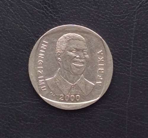 R5 NELSON MANDELA COIN (2000) SMILING FACE