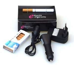 Electronic cigarette kit + 10ml e-liquid + 10 cartridges + stop smoking with e-cigs manual