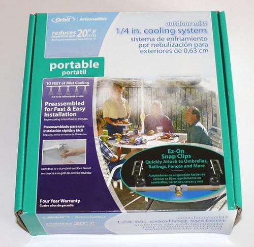 Mist cooling system reduce temp up to 11degrees