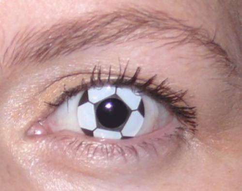 Crazy Soccer Contact Lenses - World Cup Eye Balls