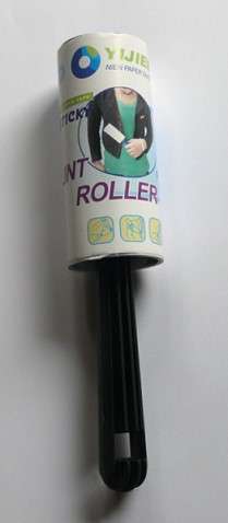 Sticky lint, hair, fabric, fibbed and paper remover - works fast and effective