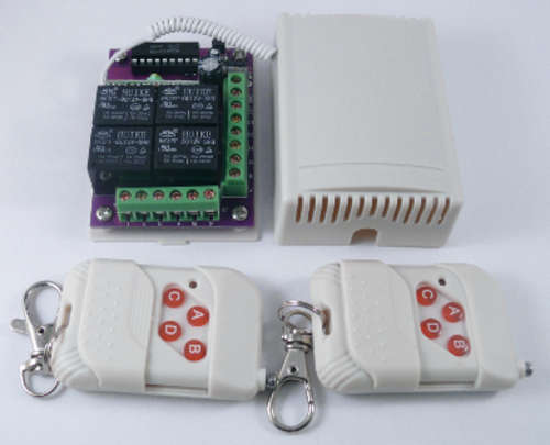 Remote controlled  4 x power  switch - include 2 remote controllers