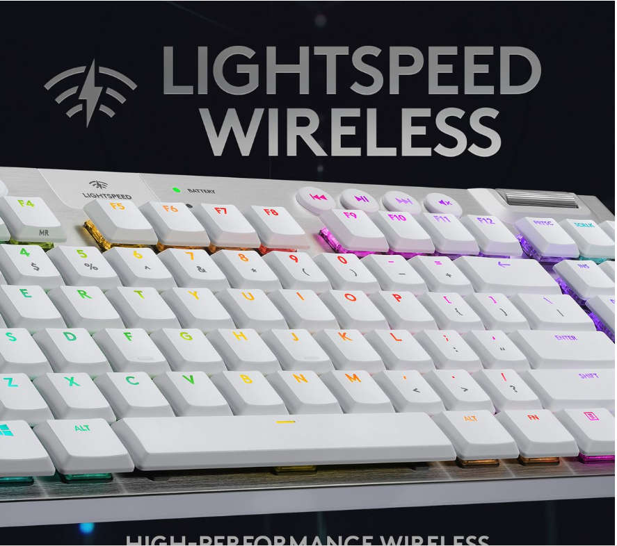 Logitech G915 TKL LIGHTSPEED Wireless RGB Mechanical Gaming Keyboard