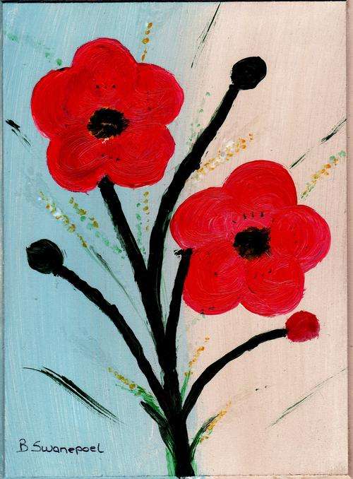 ACRYLIC  ON WOOD  CANVAS 160x200mm