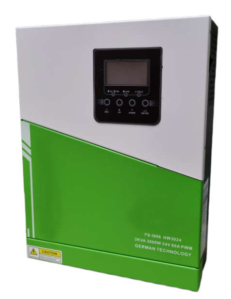 3KVA 24v Pure Sine Hybrid Solar Inverter with Built-In 60Amp PWM Solar