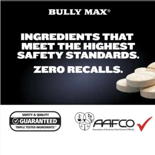 Bully Max Dog Muscle Supplement [ Power Tabs for Muscle Gain - 9 Essential Aminos]