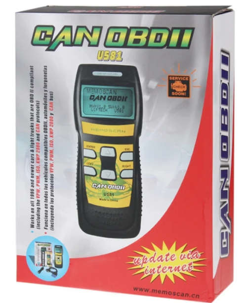 U581 Live Data Can OBDII & EOBDII Scanner Can Bus Code Reader [ Real-time automotive diagnosis ]