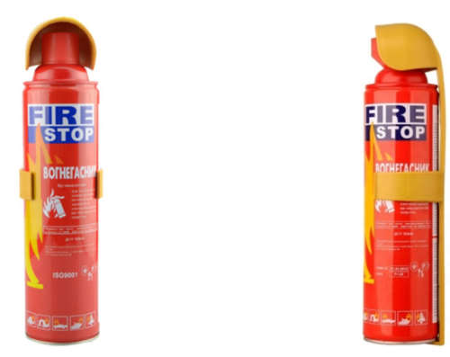 Fire Extinguisher for Car or Home - FIRE STOP 500ml Portable