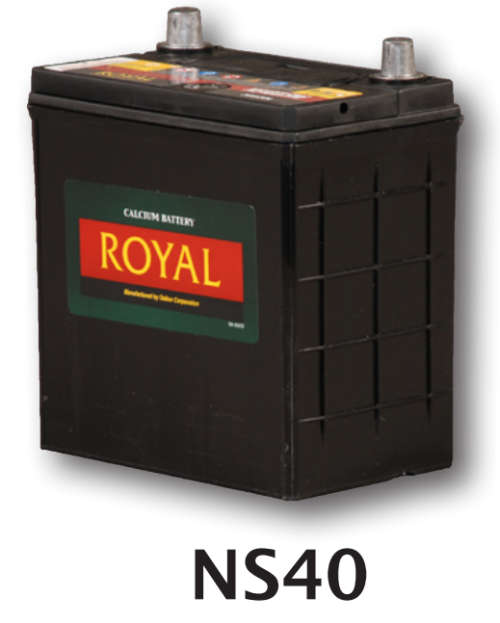 Royal Delkor NS40 12 Volts 35AH Battery - Semi-Sealed Maintenance Free Battery 35A 12V [ no box ]