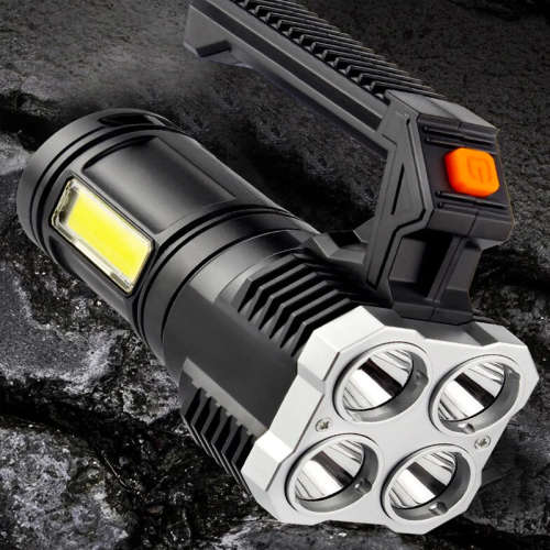 Torch 4 X LED Multi-Functional Torch Work Lights L-S09 [ USB Rechargeable ]