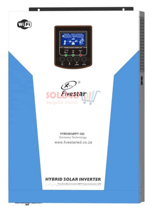 Hybrid Inverter 48V 8KVA 6500W 100A MPPT Inverter plus Wifi Fivestar