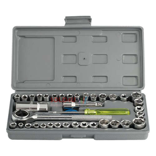 40 Piece Combination Tools Socket Wrench Set