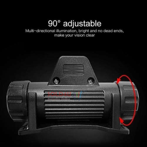 Pack of 2 x USB Rechargeable COB 4 in 1 headlamp, Headlight with a magnet