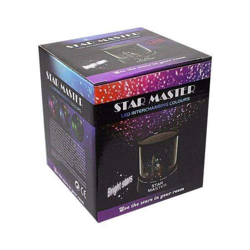 [Damaged outer box ] Star Master LED Night Light Galaxy & Stars - Multicolor LED Star Projector