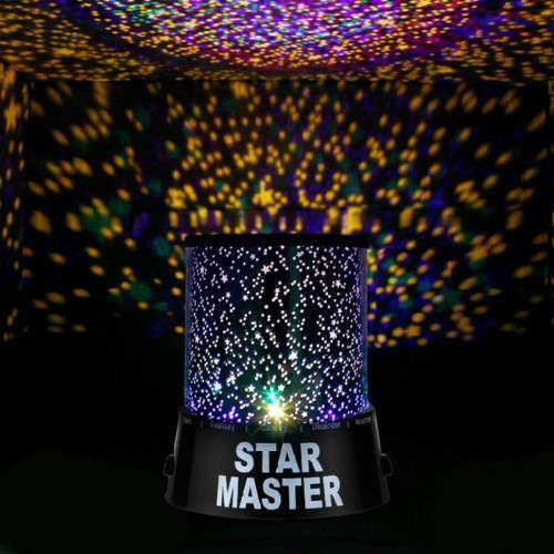 [Damaged outer box ] Star Master LED Night Light Galaxy & Stars - Multicolor LED Star Projector