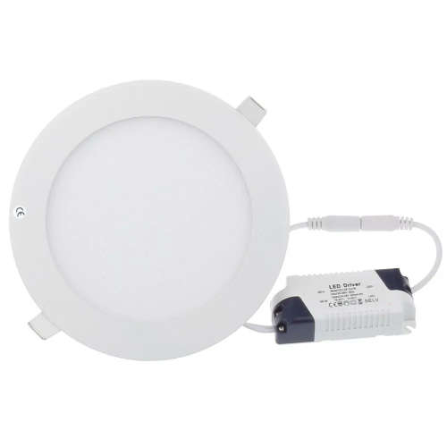 6W LED Round Panel Recessed Ceiling Lamp Down Light - with 220V LED Driver