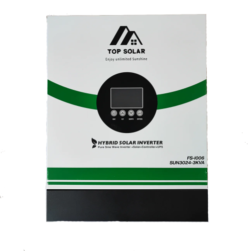 3KVA 24v Pure Sine Hybrid Solar Inverter with Built-In 80Amp MPPT Solar Controller [ TOP SOLAR ]