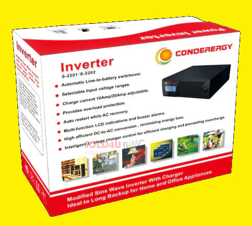 1.2KVA 12V Power Inverter 1200VA 720W with UPS Conderergy