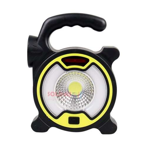 Ultra Powerful Portable Solar Rechargeable Multifunction COB LED Flood Light