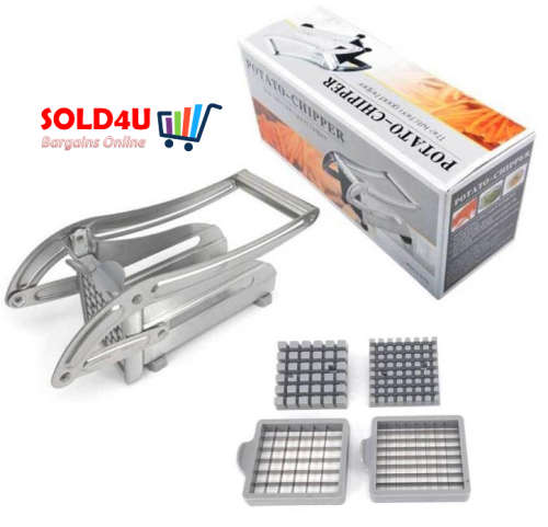 Potato Chipper Stainless Steel  French Fry Cutter Chopper Potato Chips