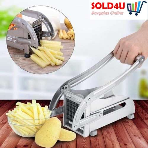 Potato Chipper Stainless Steel  French Fry Cutter Chopper Potato Chips