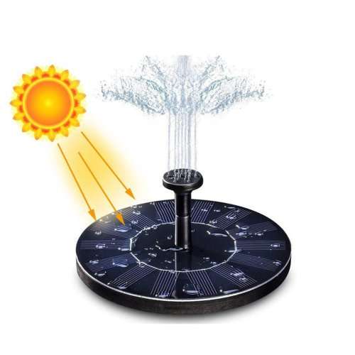 Solar Powered Bird Bath Fountain Pump Kit Water pond Pump Solar panel Powered