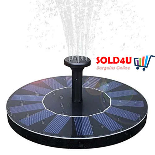 Solar Powered Bird Bath Fountain Pump Kit Water pond Pump Solar panel Powered