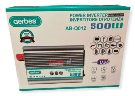500 Watts 12v DC to 220v AC Inverter -  Car Battery 500W 12V Inverter
