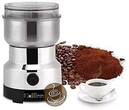 Electric Coffee Grinder 150W 220V - Metal Blade, Stainless Steel Bowl - Grind Spices, Nuts Coffee