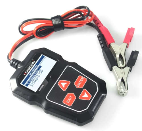12V Car Battery Tester Konnwei KW208 Load & Alternator Tester Automotive Diagnostic Tool
