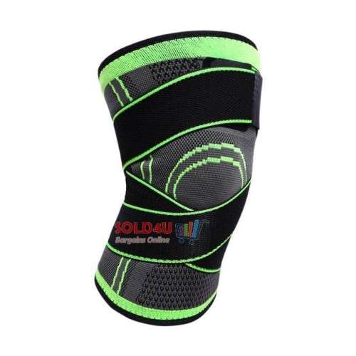 Knee Pad Compression Support Brace - Protective Knee Brace Green